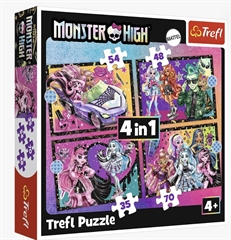 S.CENA Puzzle - _4w1_ - Elekryzujcy dzieMonster High / Mattel, Monster High