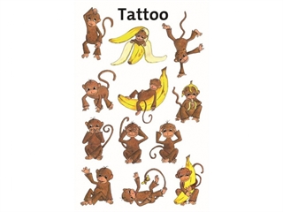 S.CENA Tatuaże - Małpki
