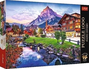 S.CENA Puzzle - _1000 Premium Plus_ - PhotoOdyssey: Alpejskie miasteczko, Szwajcaria_FSC Mix 70 #37;