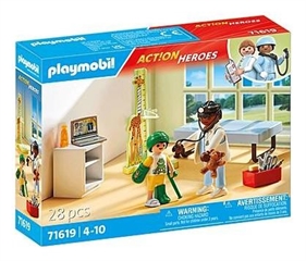 PROM Playmobil Rescue 71619 Pediatra z pluszowym misiem