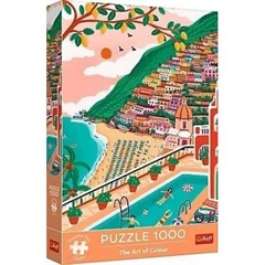 S.CENA Puzzle - _1000 Premium Plus_ - TheArtof Colour: Positano, Wochy_FSC Mix 70 #37;