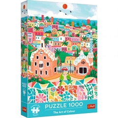 S.CENA Puzzle - _1000 Premium Plus_ - TheArtof Colour: Barcelona, Hiszpania_FSC Mix 70 #37;