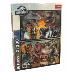 S.CENA Puzzle - _2x200_ - PrehistorycznyŁwiat/ Universal Jurrasic World