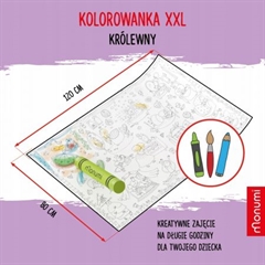 S.CENA KOLOROWANKA PODŚOGOWA XXL KRÓLEWNYCOLORING POSTE MPP-000107