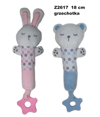 ZWIERZETA 2 ASST GRZECHOTKA 18 CM 168788