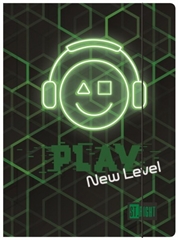 -TECZKA Z GUMKĄ A4 PLAY NEW LEVEL ST