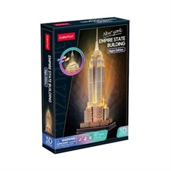 S.CENA CUBIC FUN PUZZLE 3D EMPIRE STATE BUILDING (WERSJA NOCNA).