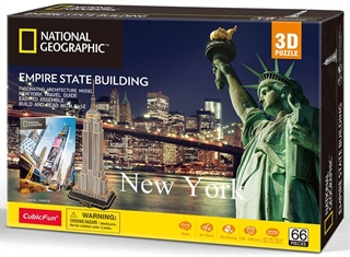 S.CENA Puzzle 3D national geographic EmpireState Building