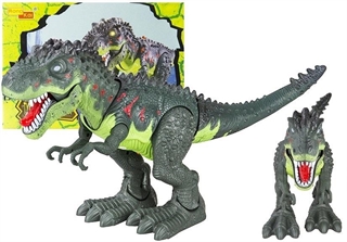 S.CENA 1396 - Dinozaur Na Baterie Tyranozaur Rex ChodzĄcy Zielony -