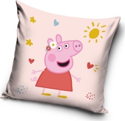 -PEPPA PIG Poduszka VELVET 100 #37; mikrofibra 40x40 PP224132