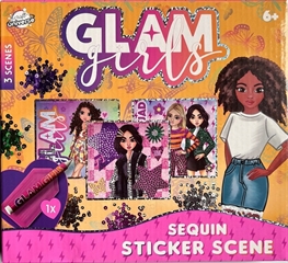 Zestaw Glam girls cekiny 20X22 Craft Universe