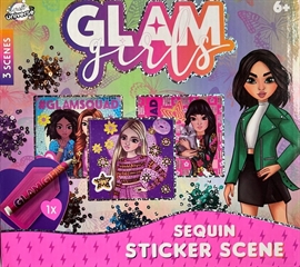 Zestaw Glam girls cekiny 20X22 Craft Universe