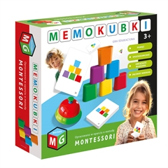 -MONTESSORI - GRA EDUKACYJNA MEMOKUBKI