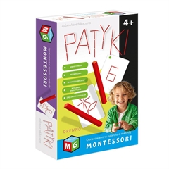 MONTESSORI -ZABAWKA EDUKACYJNA PATYKI