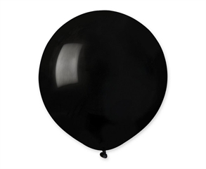 Balony G19 pastel 19   - Black 014 / 25 szt.