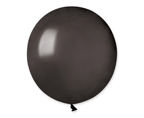 Balony G19 pastel 19   - Metallic Black 065 / 25 szt.