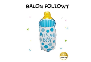 Balon Foliowy butelka niebieska Its a boy 61549