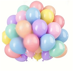 Balony gumowe 10cali pastelowy mix 100sztBL119-22