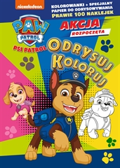 -Psi Patrol- Odrysuj koloruj