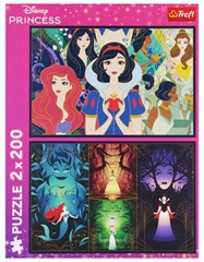 S.CENA Puzzle 2x200 Czarujace ksiezniczkiDisney PrincesS