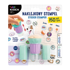 -NAKLEJKOWY STEMPEL 150 SZT. KIDEA