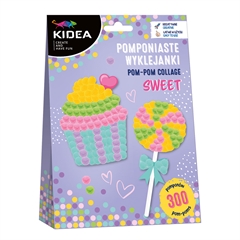 -POMPONIASTE WYKLEJANKI SWEET KIDE