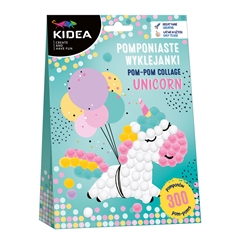 -POMPONIASTE WYKLEJANKI UNICORN KI