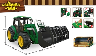 Traktor z napędem friction, światło, 67474-HM226081