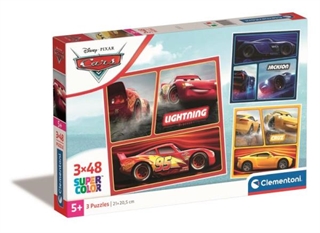 -CLE puzzle 3x48 SuperKolor Cars 25305