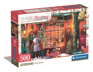 -CLE puzzle 500 Compact ChristmasOld ToyShop 35567