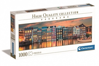 -CLE puzzle 1000 Panorama Bright Amsterdam 39838