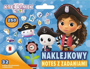 Koci Domek Gabi. Naklejkowy notes z zadaniami 9788367797603