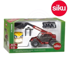 S.CENA S8613 _Siku Farmer_ - GIFT SET - Óadowarka teleskopowa z akcesoriami