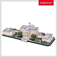 CUBIC FUN PUZZLE 3D CUBIC FUN LED BIAŁY DOM - L529H