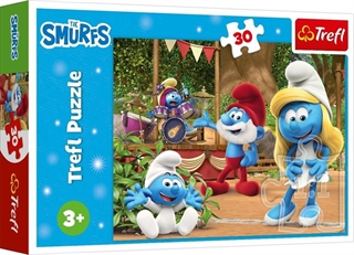 S.CENA Puzzle - _30_ - Smerfetka i Smerfy/The Smurfs