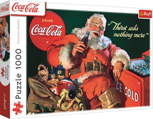 S.CENA Puzzle - _1000 XMAS_ - Coca-Cola:Prezenty od Mikoaja_FSC Mix 70 #37;