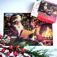 S.CENA Drewniane puzzle - Święty Mikołaj_Christmas - SANTA CLAUS