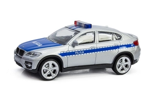 POLICJA BMW X6 1:43 METAL V-276 33700