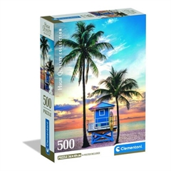 -CLE puzzle 500 Compact Miami Beach Florida 35574