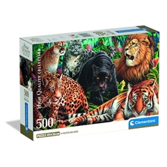 -CLE puzzle 500 Compact Wild Cats 35584