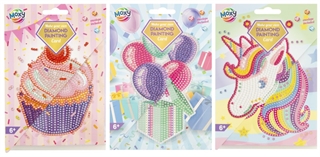 Zestaw kreatywny diamentowe ozdabianie kartka z kopertą 3WZORY