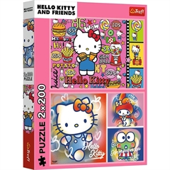 S.CENA Puzzle - _2x200_ - Hello Kitty i przyjaciele / Hello Kitty