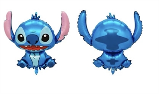 Balon foliowy niebieski stworek figurka