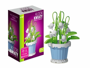 S.CENA KLOCKI KWIATY - KONWALIE W DONICZCE91EL. 12 SZT/K (ss25)