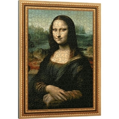 S.CENA Puzzle - _500 Puzzlorama_ - Mona Lisa,Leonardo da Vinci_FSC MIX 70 #37;