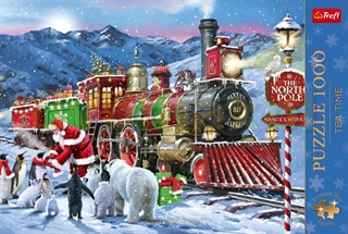 S.CENA Puzzle - _1000 XMAS Premium Plus_-witeczny pocig_FSC Mix 70 #37;