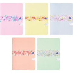 S.CENA ZESZYT A5/32 OXFORD FLOWERS MIX