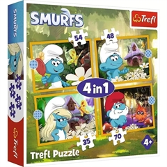 S.CENA Puzzle - _4w1_ - ycie w Wiosce Smerfw/ The Smurfs