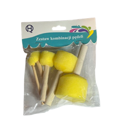 Zestaw stempli z gąbką do malowania 60827