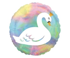  Balon foliowy Łabędź 45cm